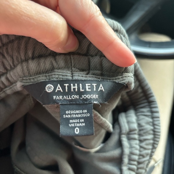 Athleta Farallon Joggers (olive green) - Picture 2 of 3